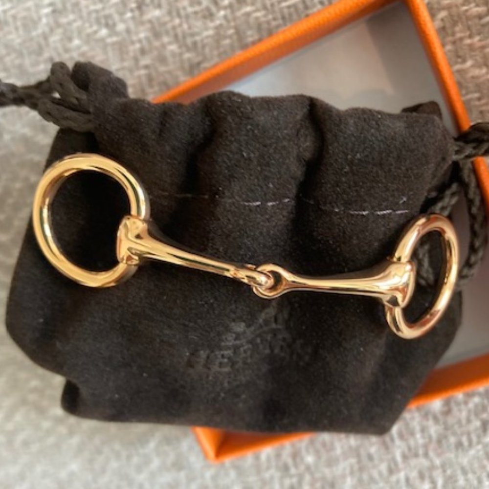 Hermès Mini Mors Scarf Ring (new, never used!)